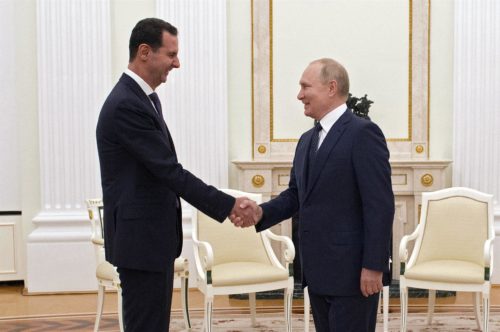 Reunión de Vladimir Putin con Bashar Al Ásad