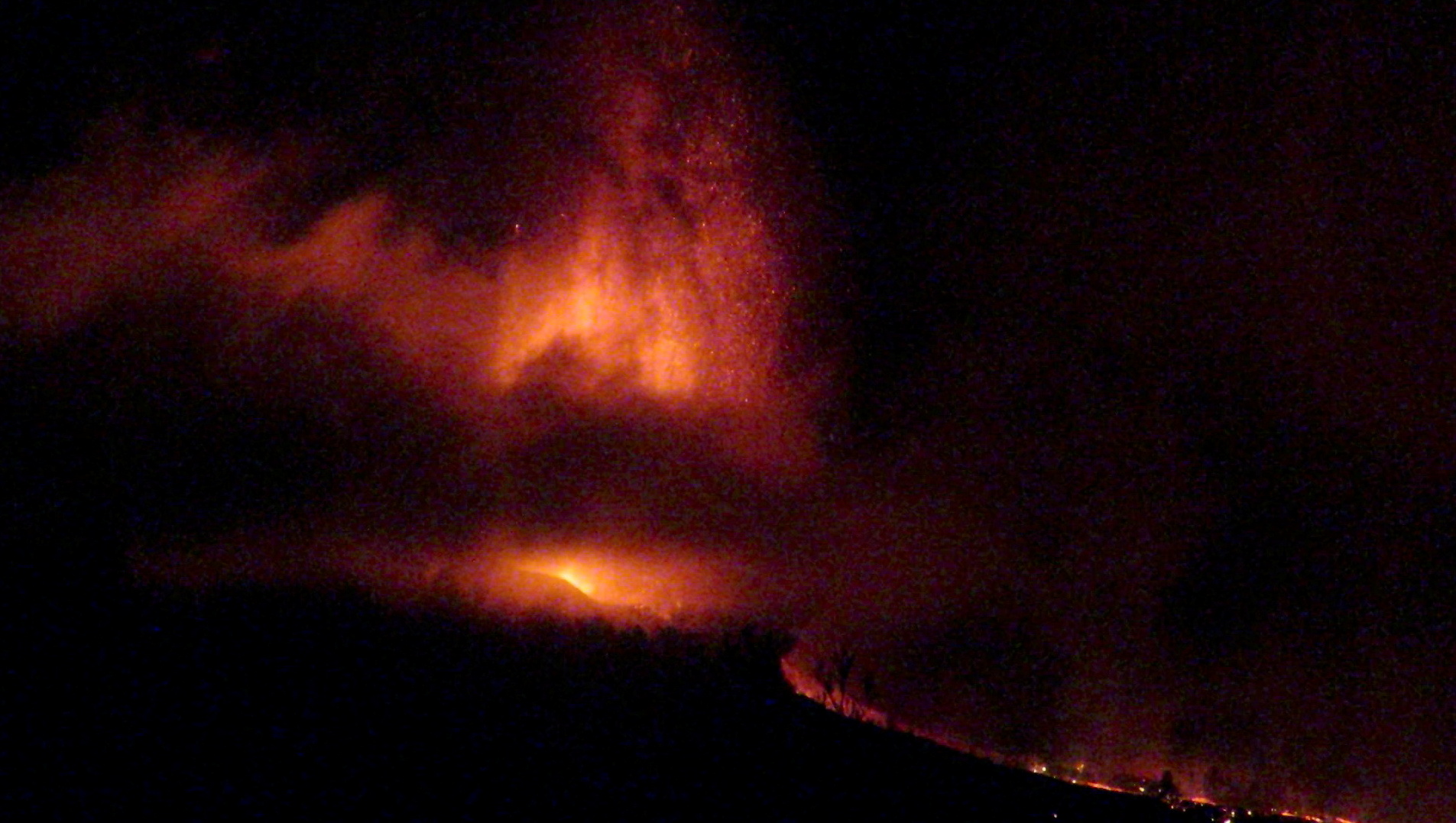 Erupción volcánica en la isla de La Palma/Foto:Reuters