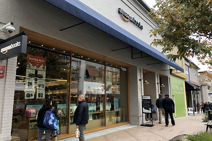 Amazon Books storefront 