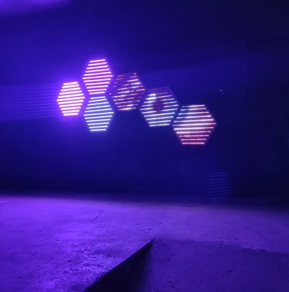 Ocean of Eyes LED panels