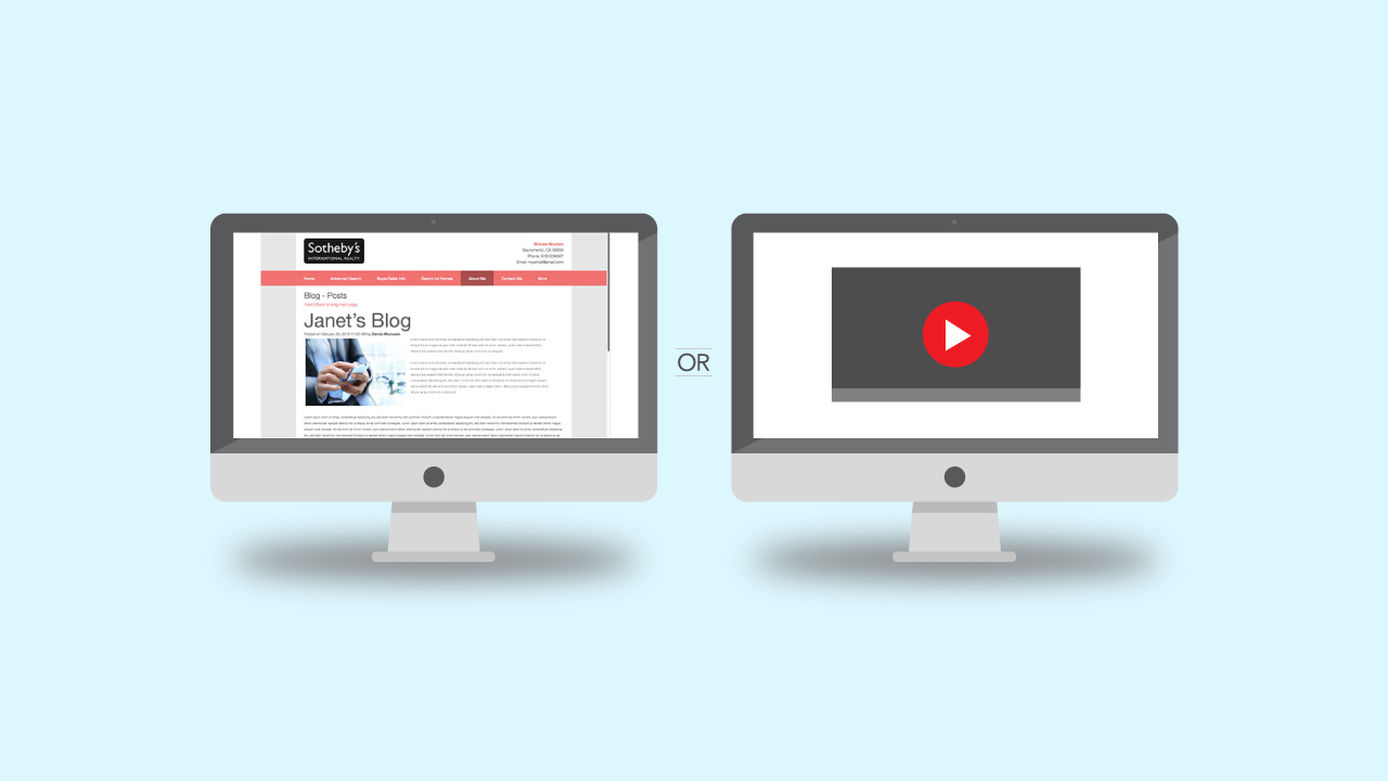 Choosing What Kind of Content You Want on Your Website: Blog or Video