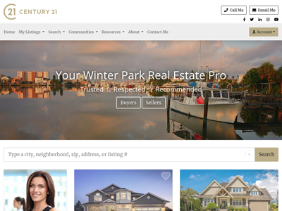 Century 21 website design three