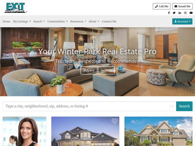 Exit Realty website design three