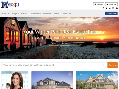 EXP Realty website design three