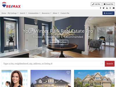 RE/MAX website design three