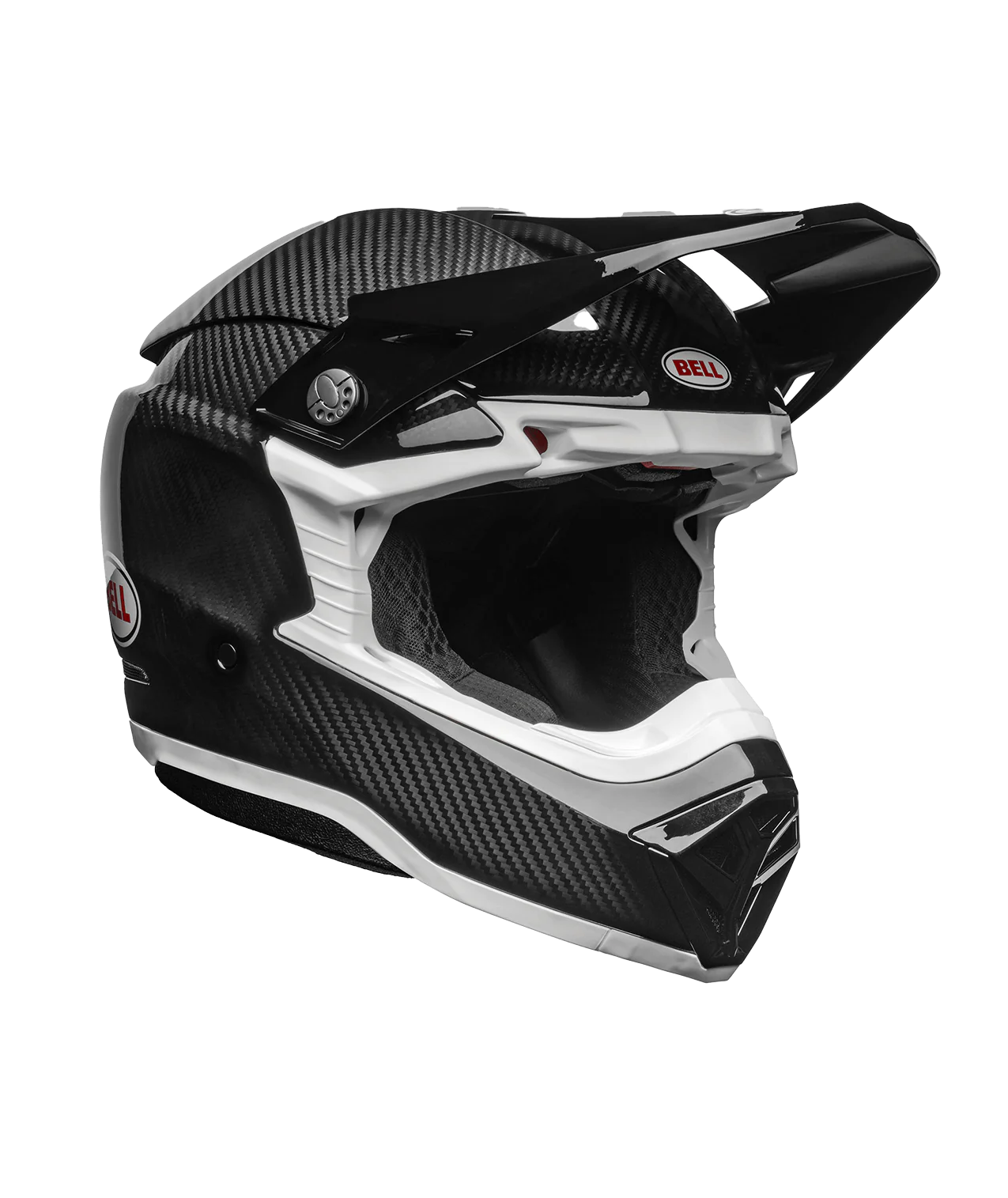 Casco Moto Cross Enduro Bell MOTO-10 SPHERICAL Matt Black ,SUPER SCONTATO