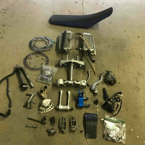 2005 Yamaha YZ250F Parts Lot Package 