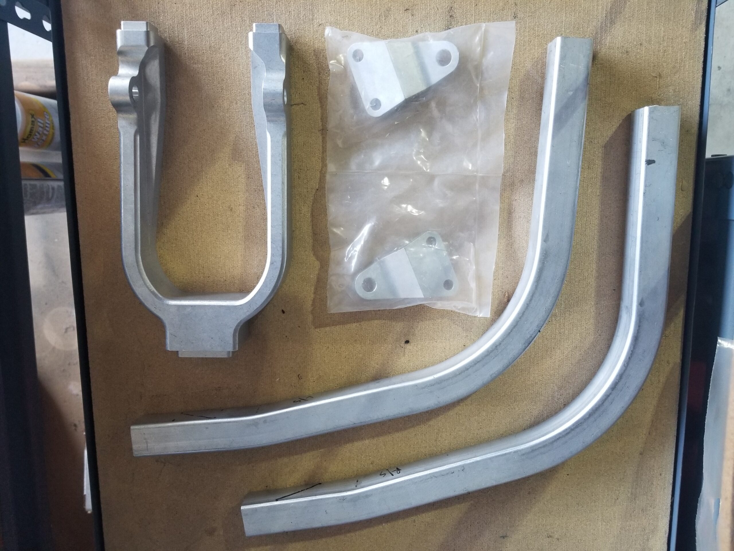 AF conversion kit, Billet Y section, engine mounts, bottom frame rails.