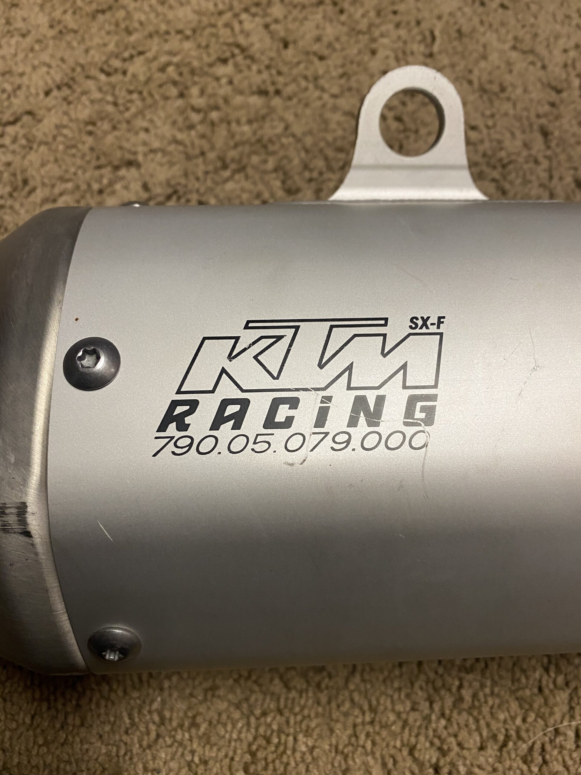 2016-2018 KTM 350 SXF Full OEM exhaust.