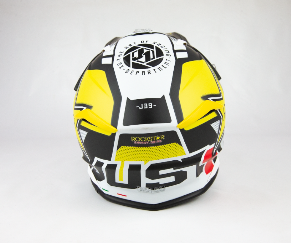 JUST1 J39 Rockstar Energy Drink Motocross Helmet - Size Small - NEW