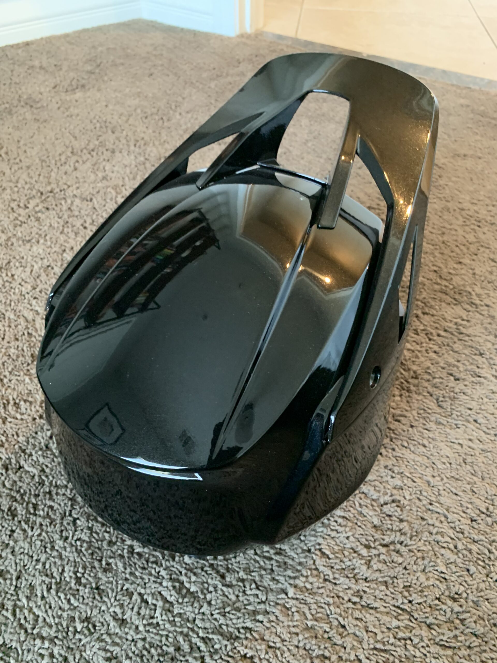 Brand New Fox Racing V3 RS Black Helmet - Size Small