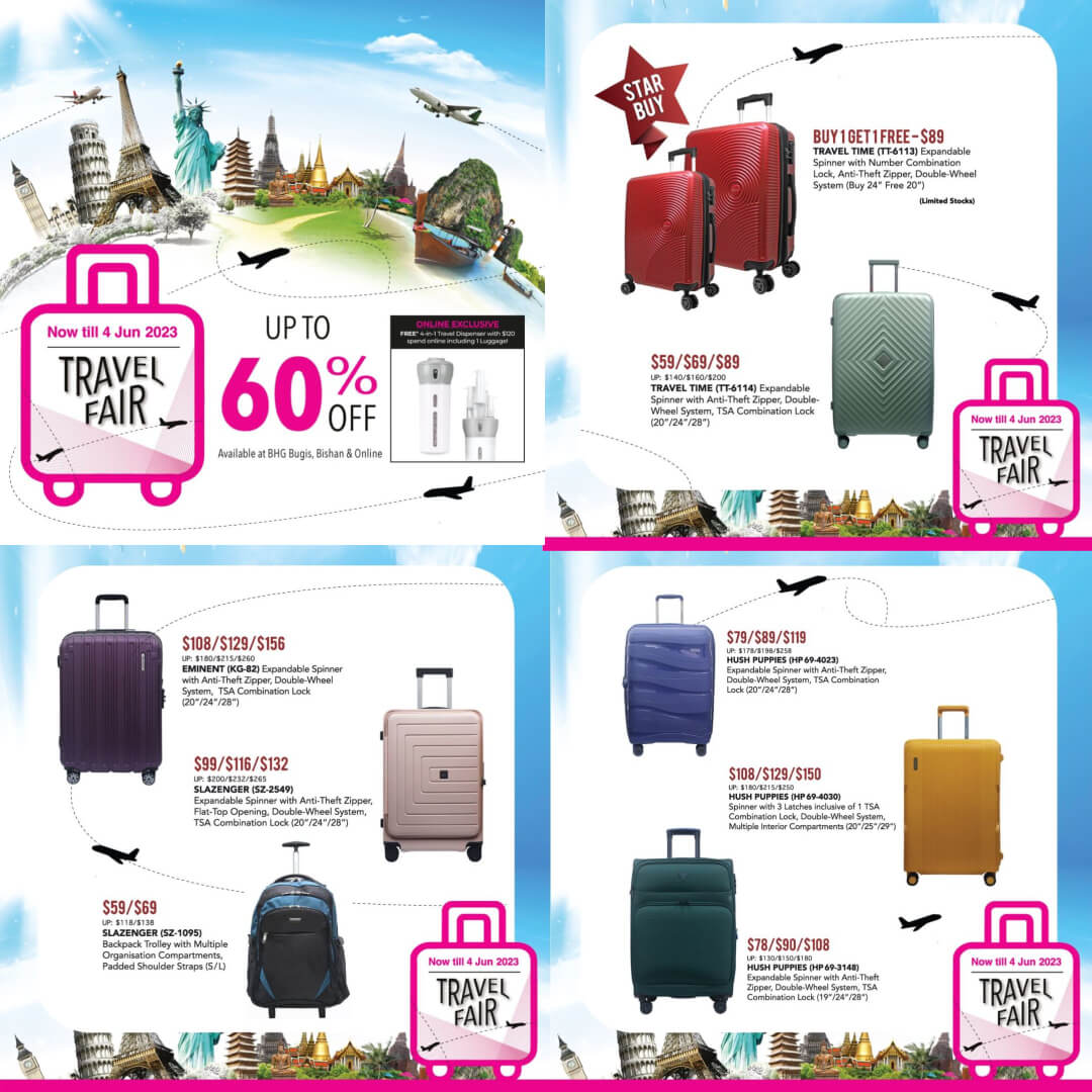 BHG,Discover deals at Travel Fair up to 60% off