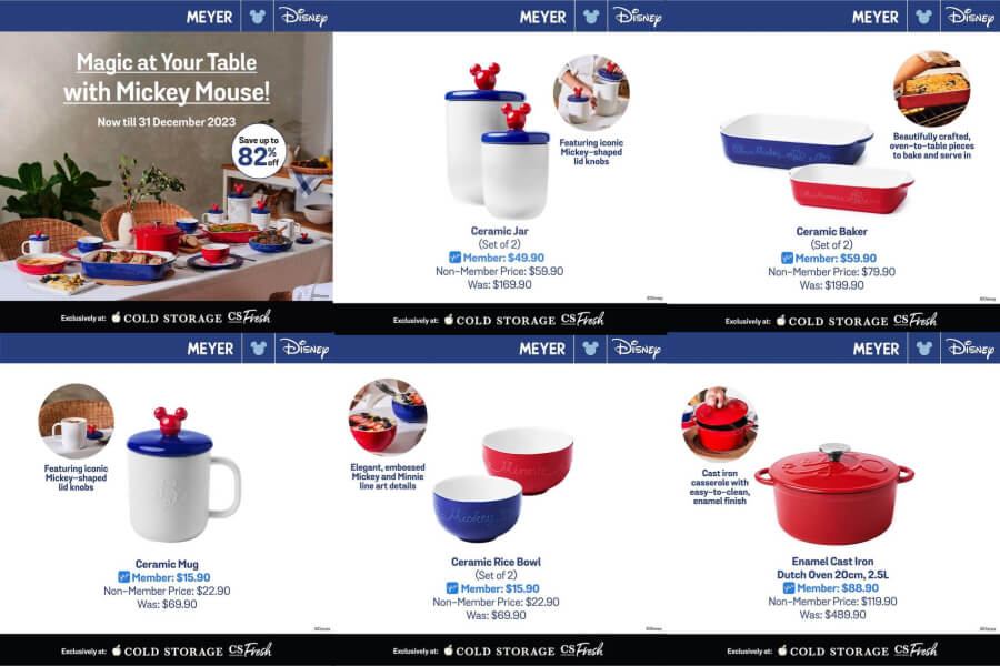 Cold Storage,Save up to 82% on Mickey Mouse Meyer Items