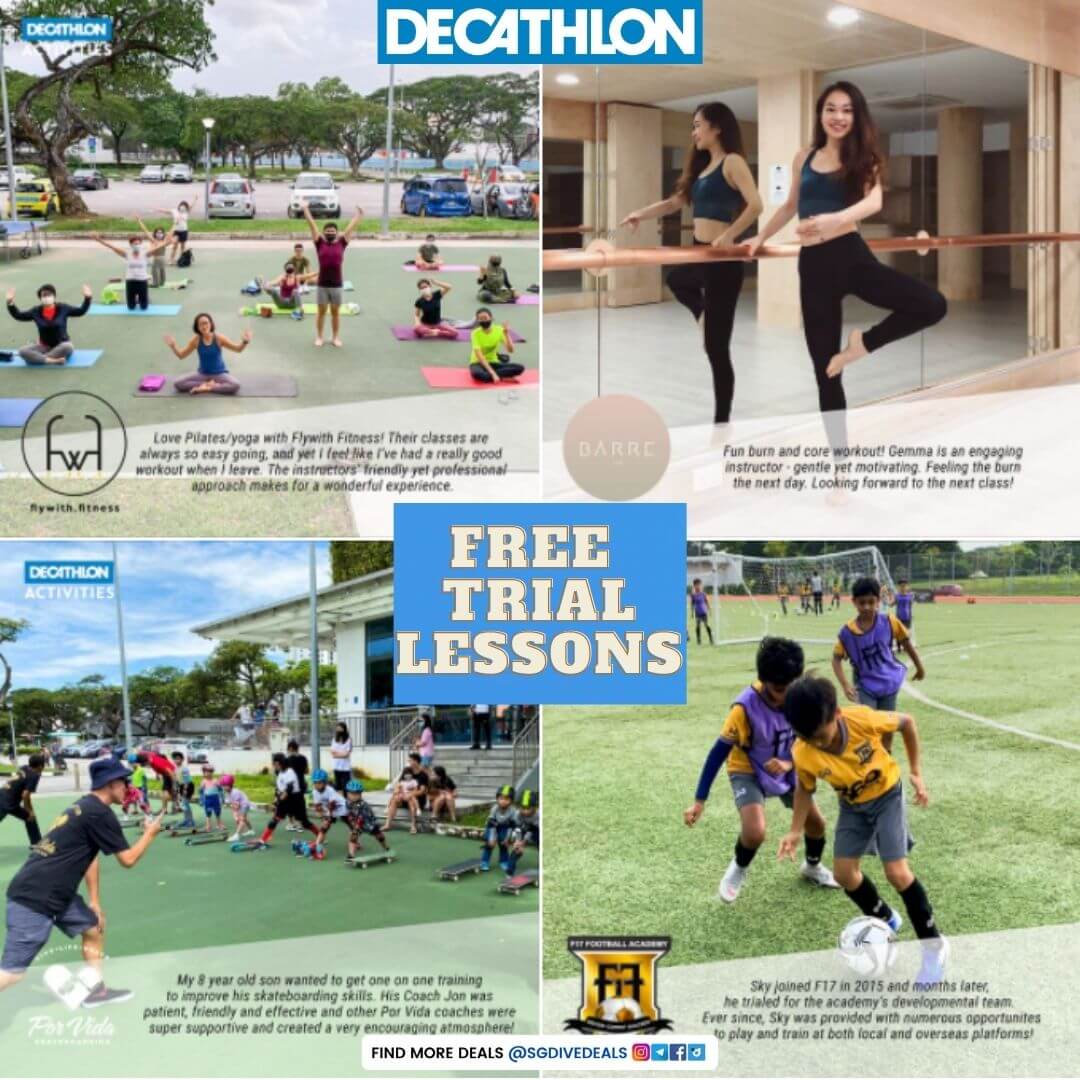Decathlon,Free Trial Sessions with Popular Instructors