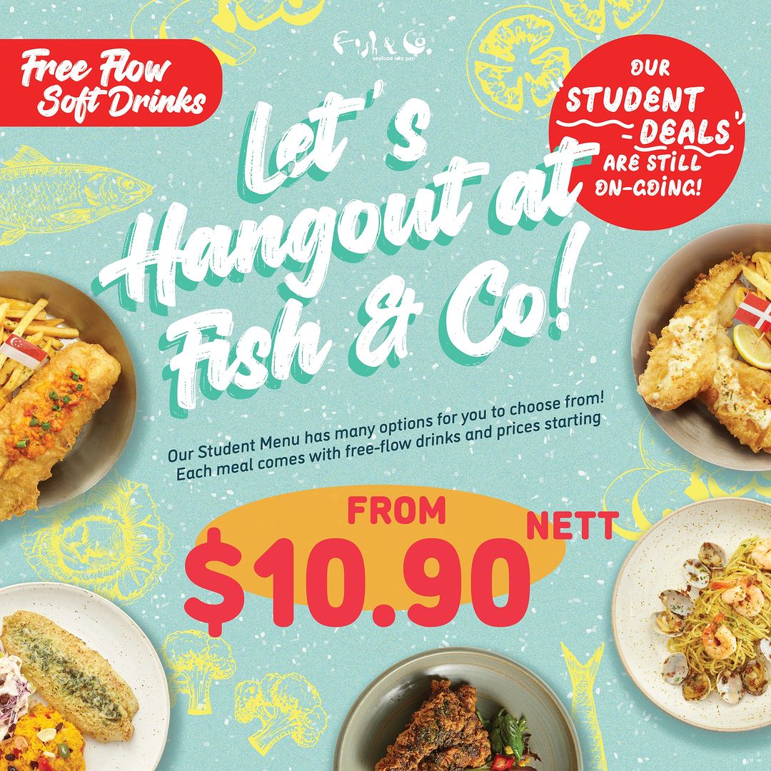 Fish & Co,Student Menu promo from $10.90