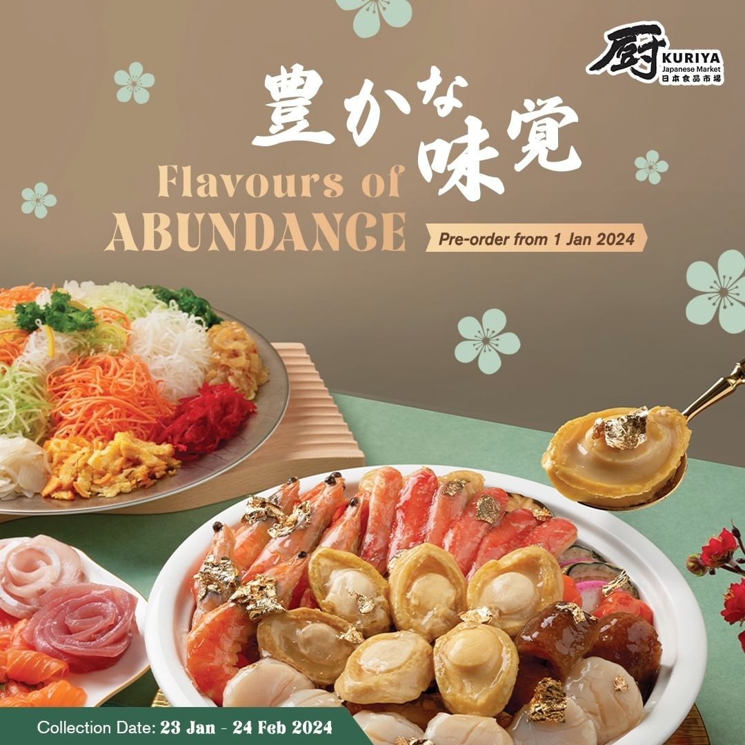 Kuriya Japanese Market,Pre-Order Flavours of Abundance starts $25.80