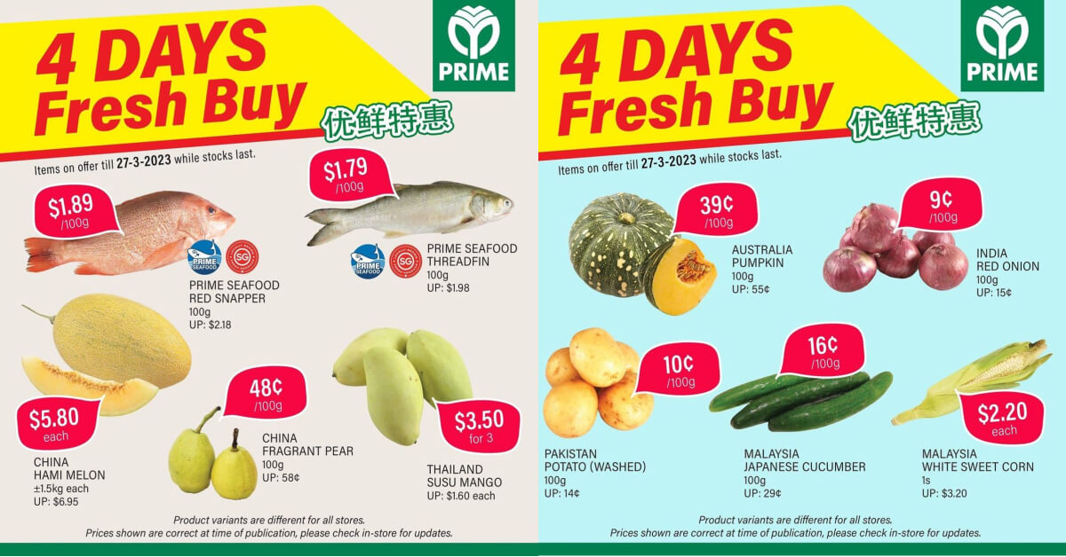Prime Supermarket,4 Days Fresh Buy
