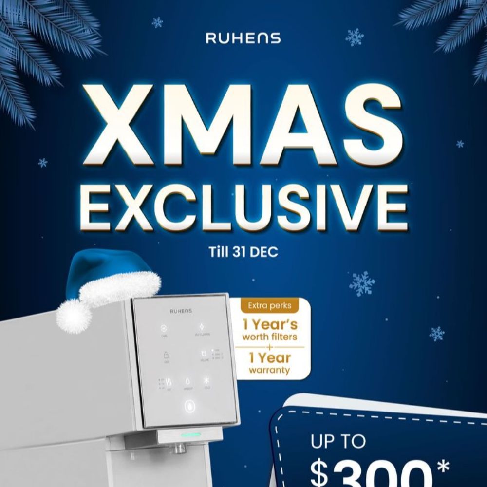 Ruhens SG 루헨스 Christmas Deal up to $300 Off Purifiers