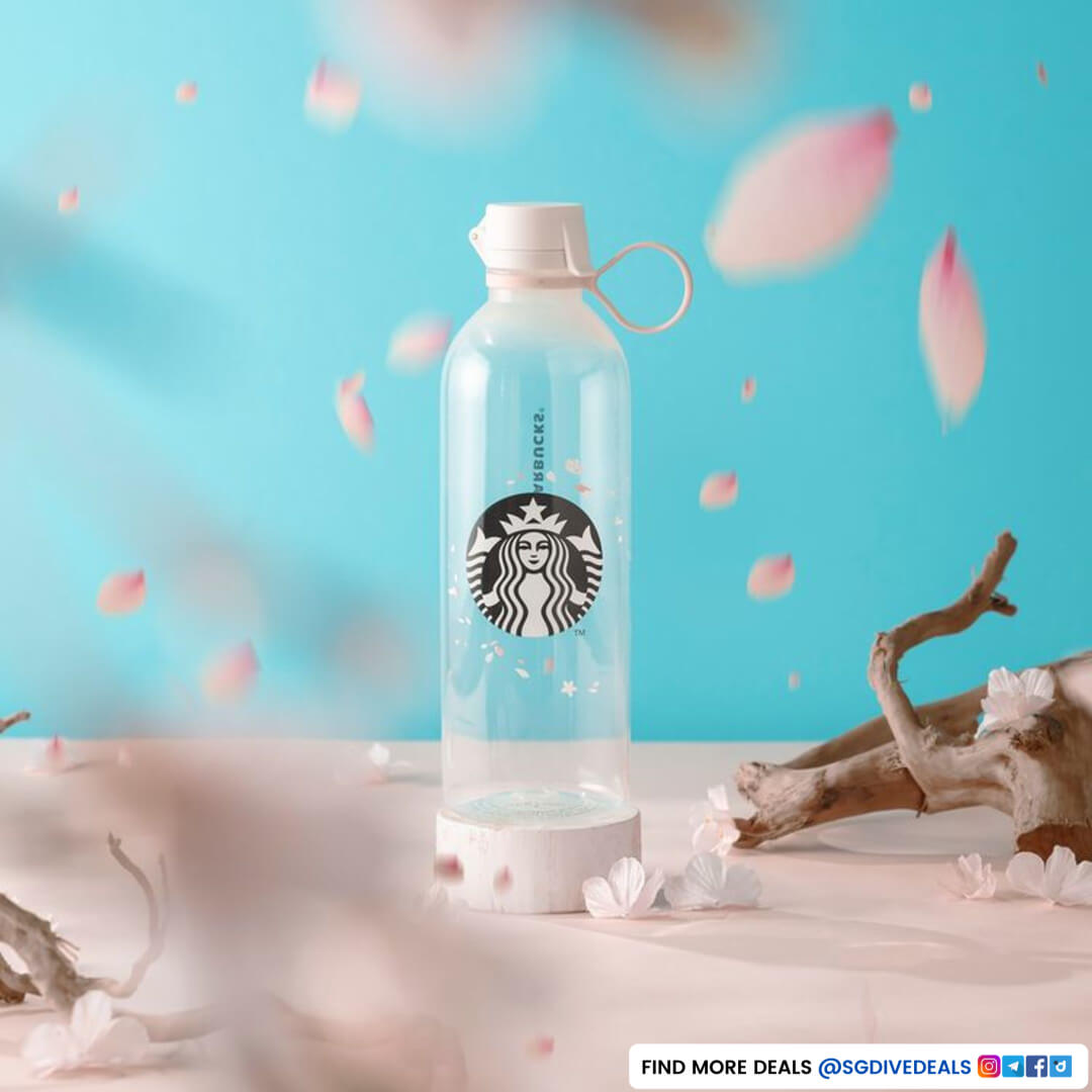 Starbucks,Get Cherry Blossom Water Bottle at $9.90