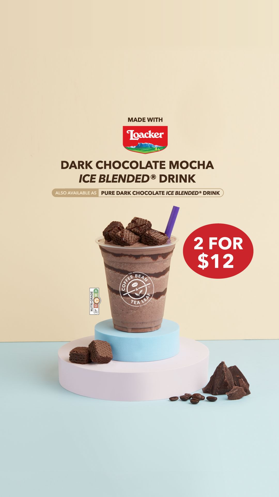 The Coffee Bean & Tea Leaf® - Dark Chocolate Ice Blended® drink - Order  Online