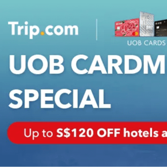 Trip Up to S$120 off hotels and flights