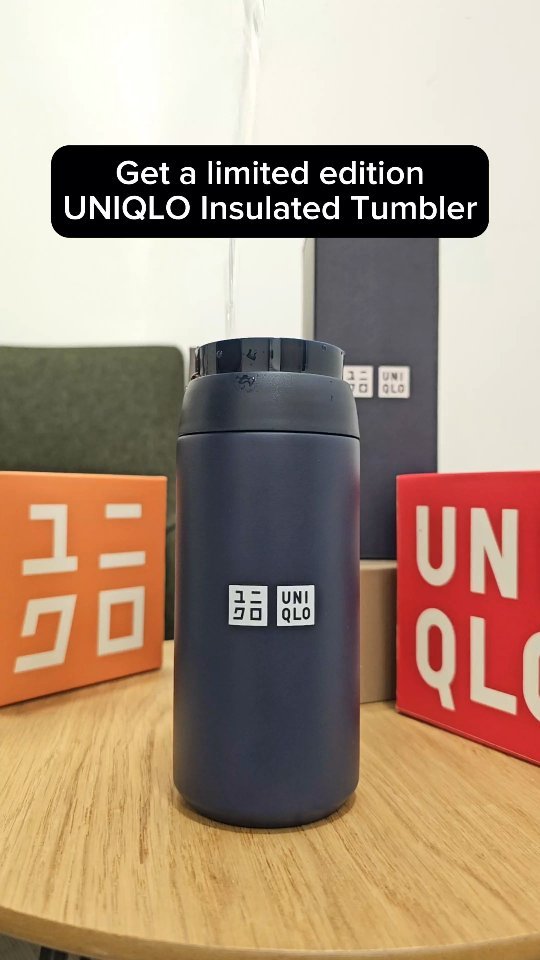 UNIQLO,Get free tumblers at UNIQLO