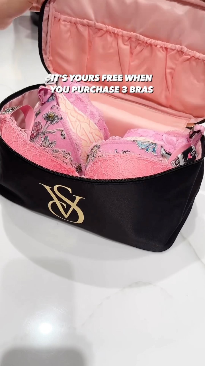 Victoria's Secret Get Free bra carrier when you purchase 3 bras