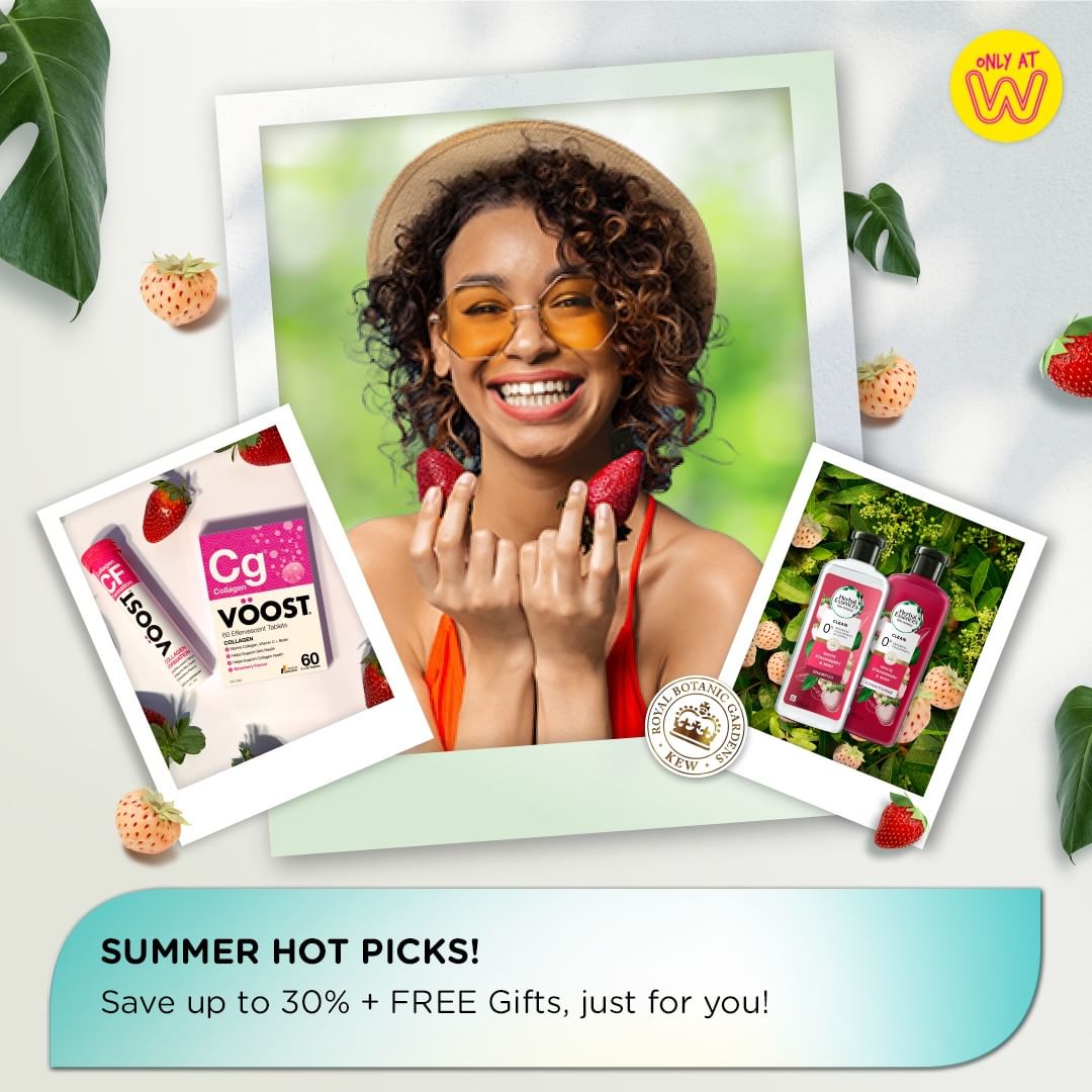 Watsons,Summer Hot Picks save up to 30% & Free Gift