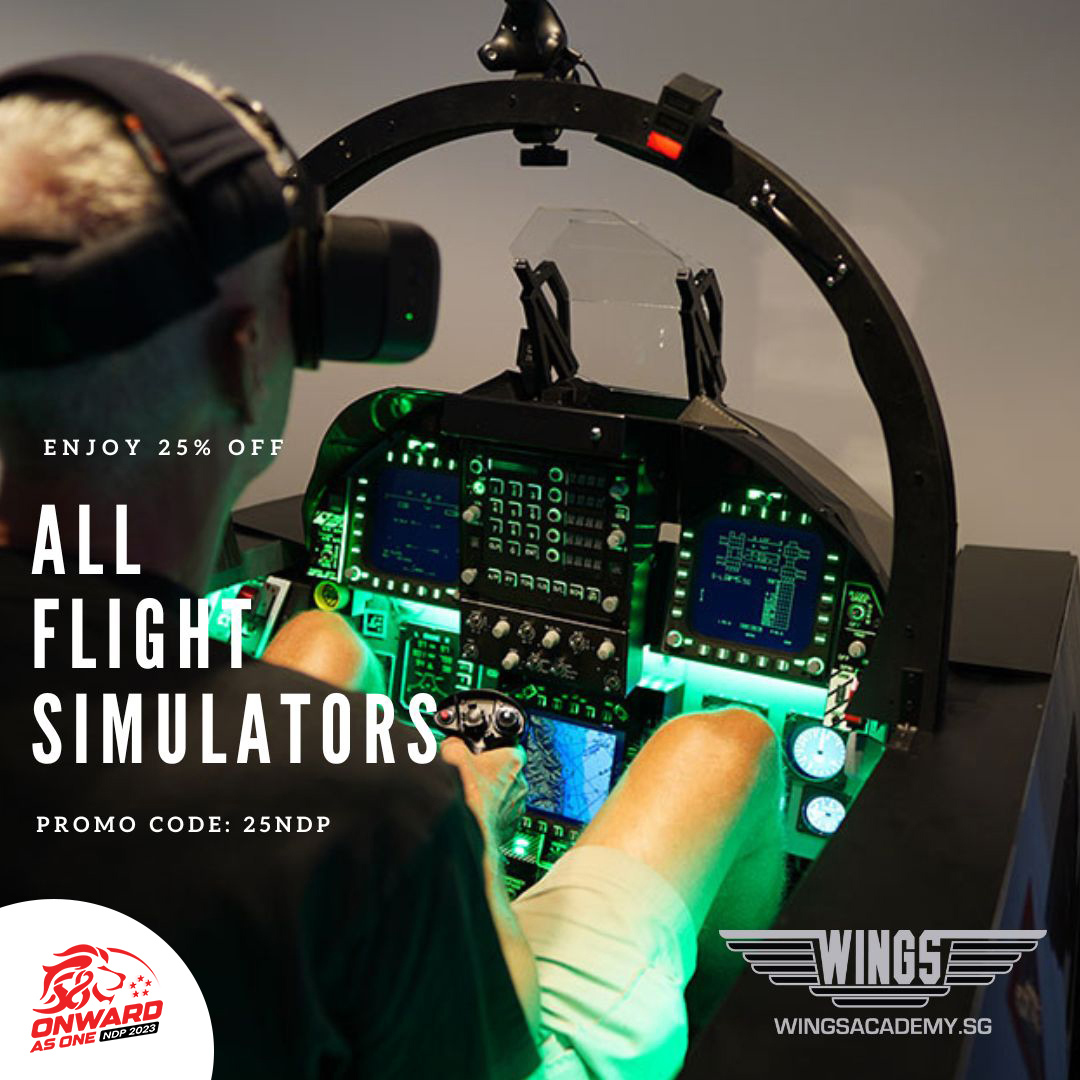 Wings Academy,25% off all flight simulator sessions