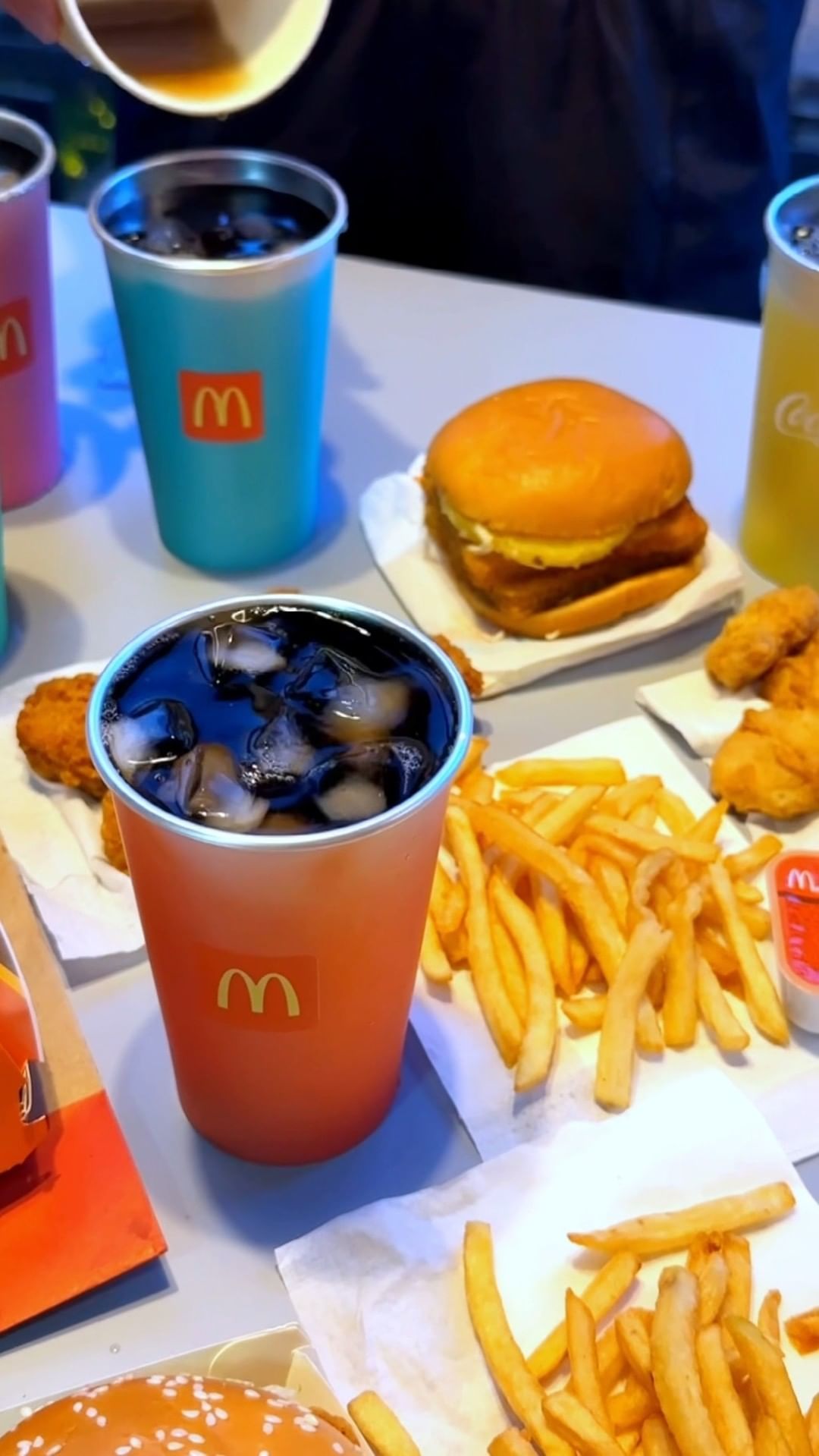 McDonald's FREE Colour Changing Cups with min. spend Singapore Jan