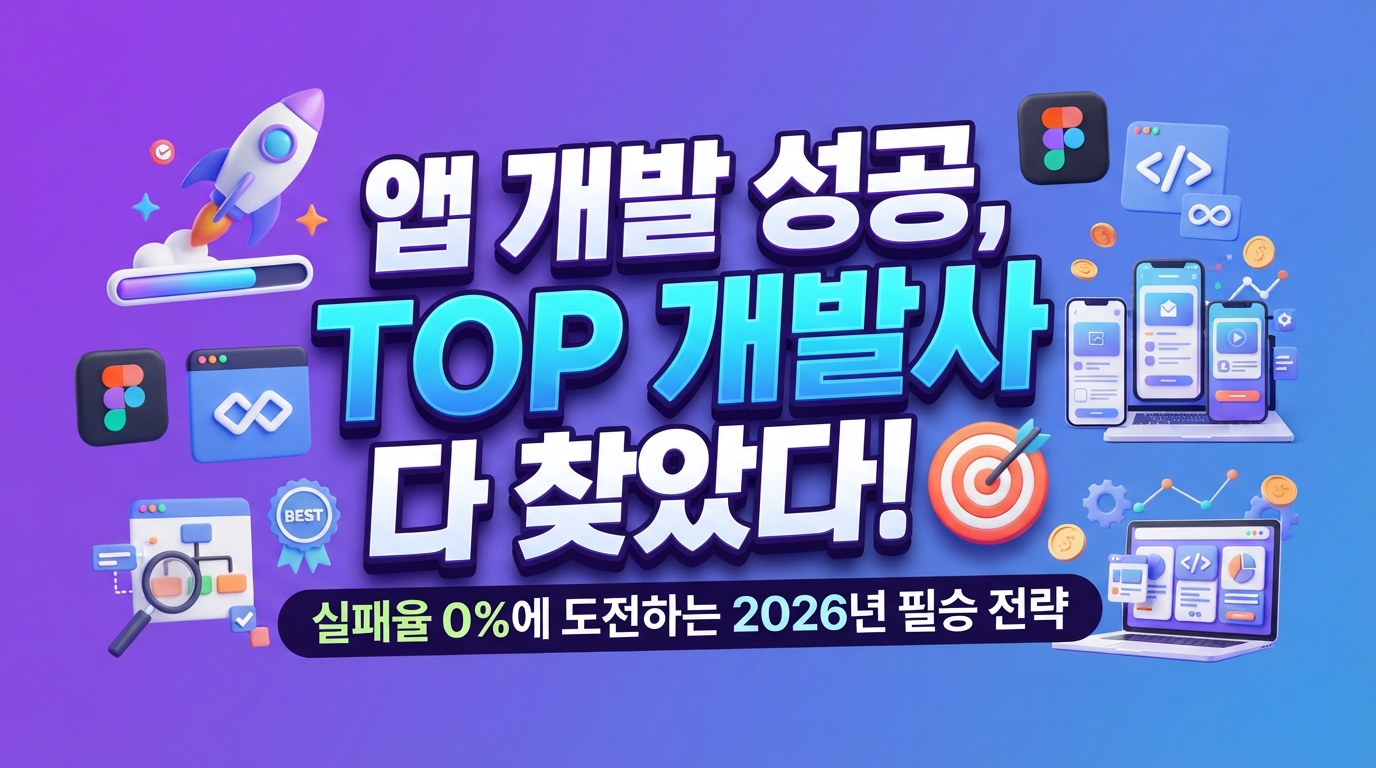 2026년 앱/웹 개발 성공의 궁극 가이드: TOP 개발사 완벽 비교 추천으로 프로젝트 성공률 100% 달성!