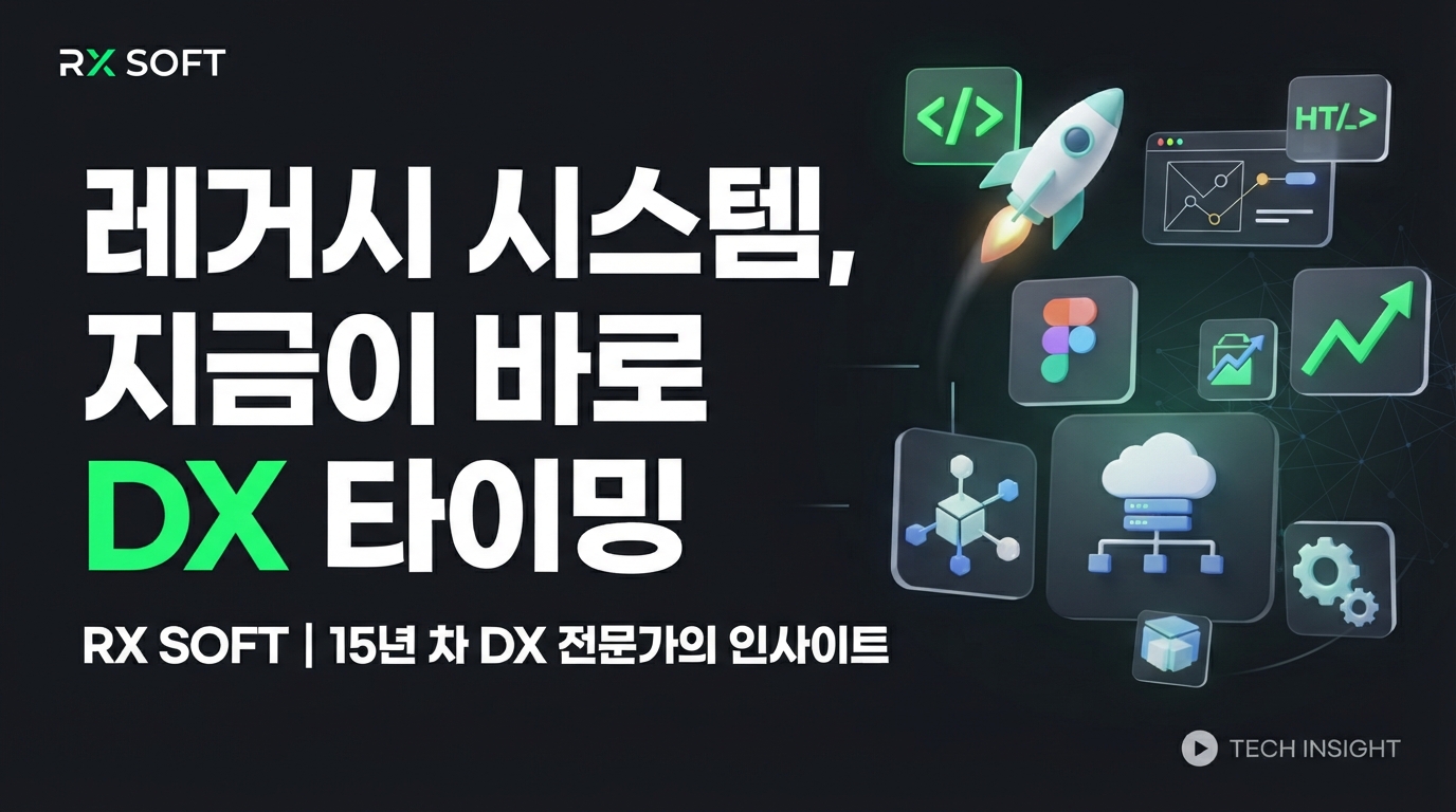 성공적인 DX 구축을 위한 레거시 시스템 현대화, 지금이 적기일까요?