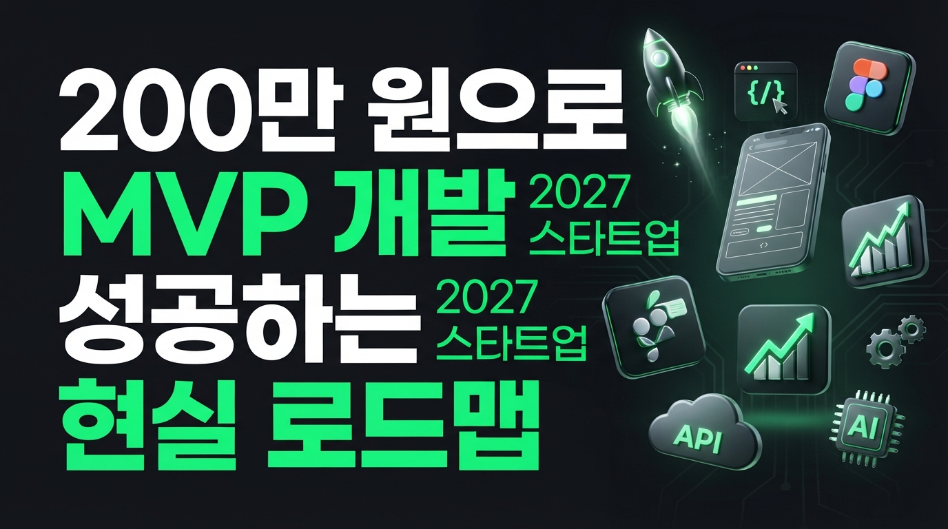 2027년, 아이디어만으로 시작하는 스타트업, 200만 원으로 MVP를 성공시키는 실전 로드맵