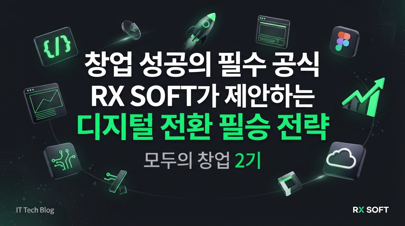 모두의 창업 2기, 디지털 전환 시대의 필승 전략을 위한 RX SOFT의 비전과 해법