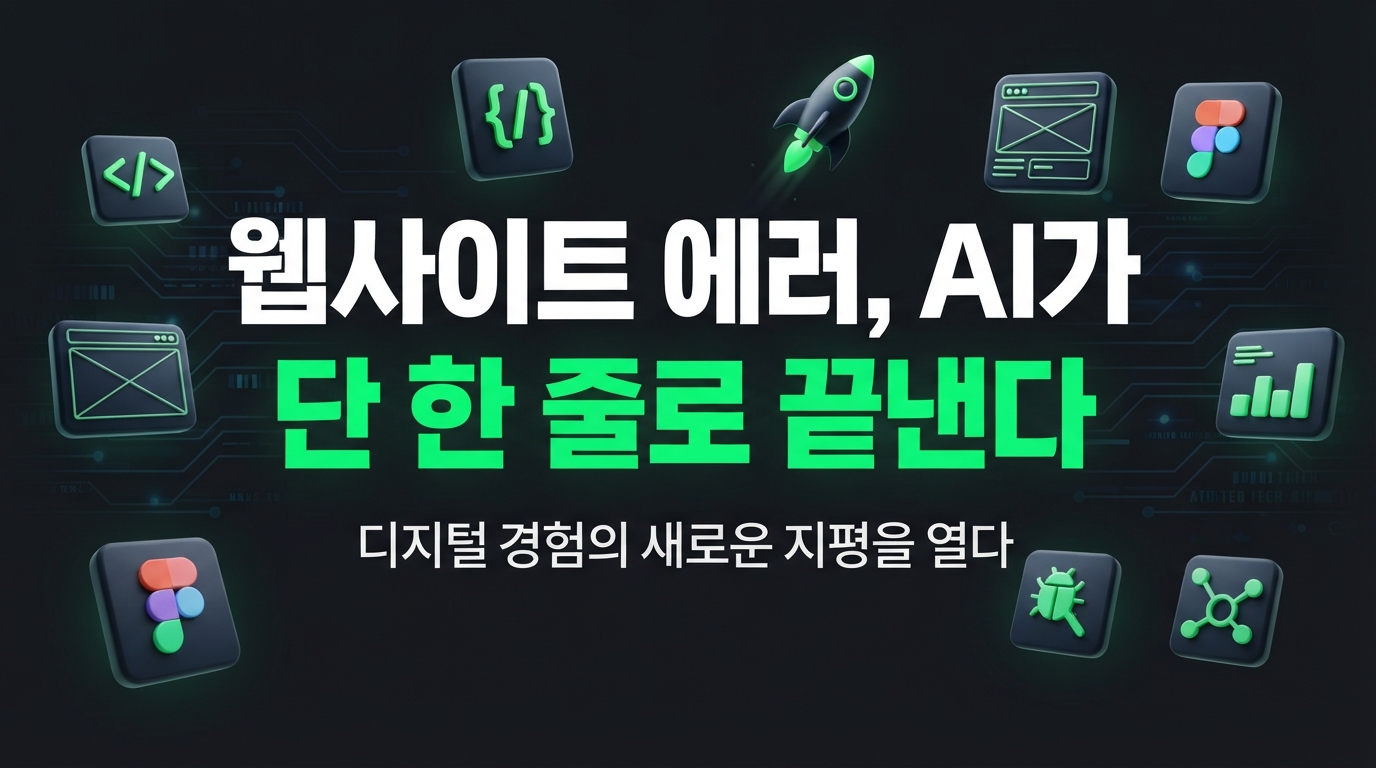 웹사이트 에러, 이제는 AI의 눈으로 단 한 줄에 끝내다: 디지털 경험의 새로운 지평