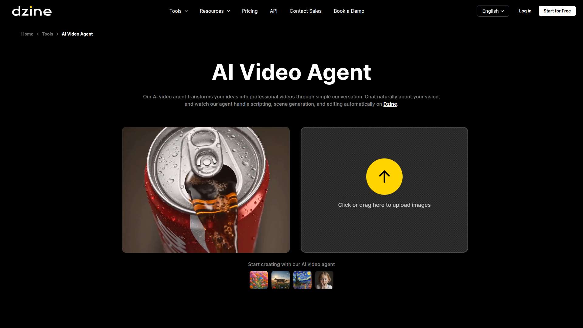 Dzine AI Video Agent