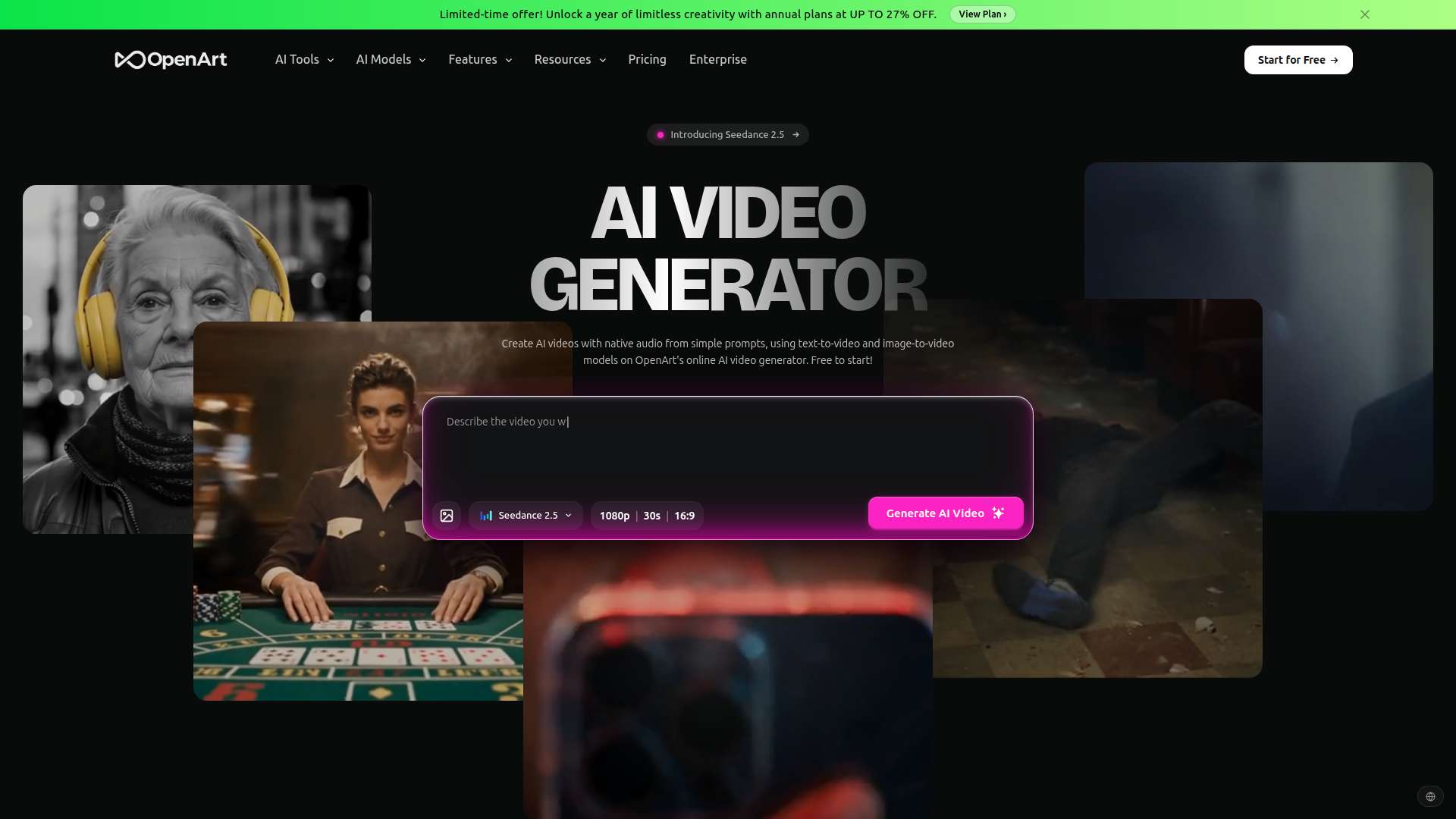 OpenArt AI Video Generator