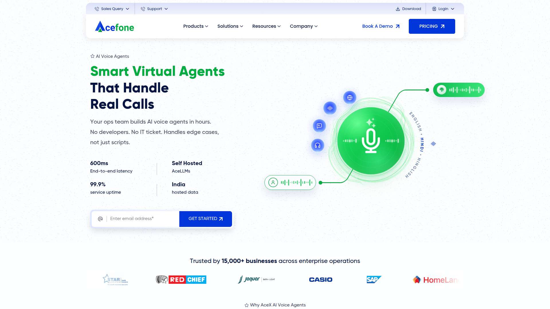 Acefone AI Voice Agents