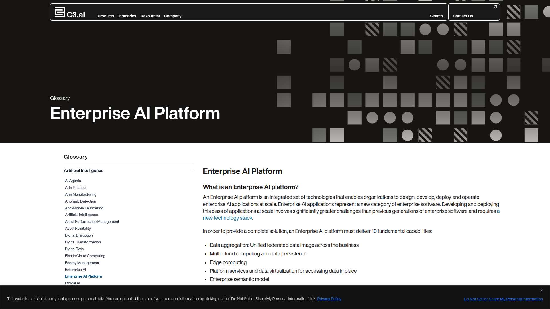 C3 AI Enterprise AI Platform