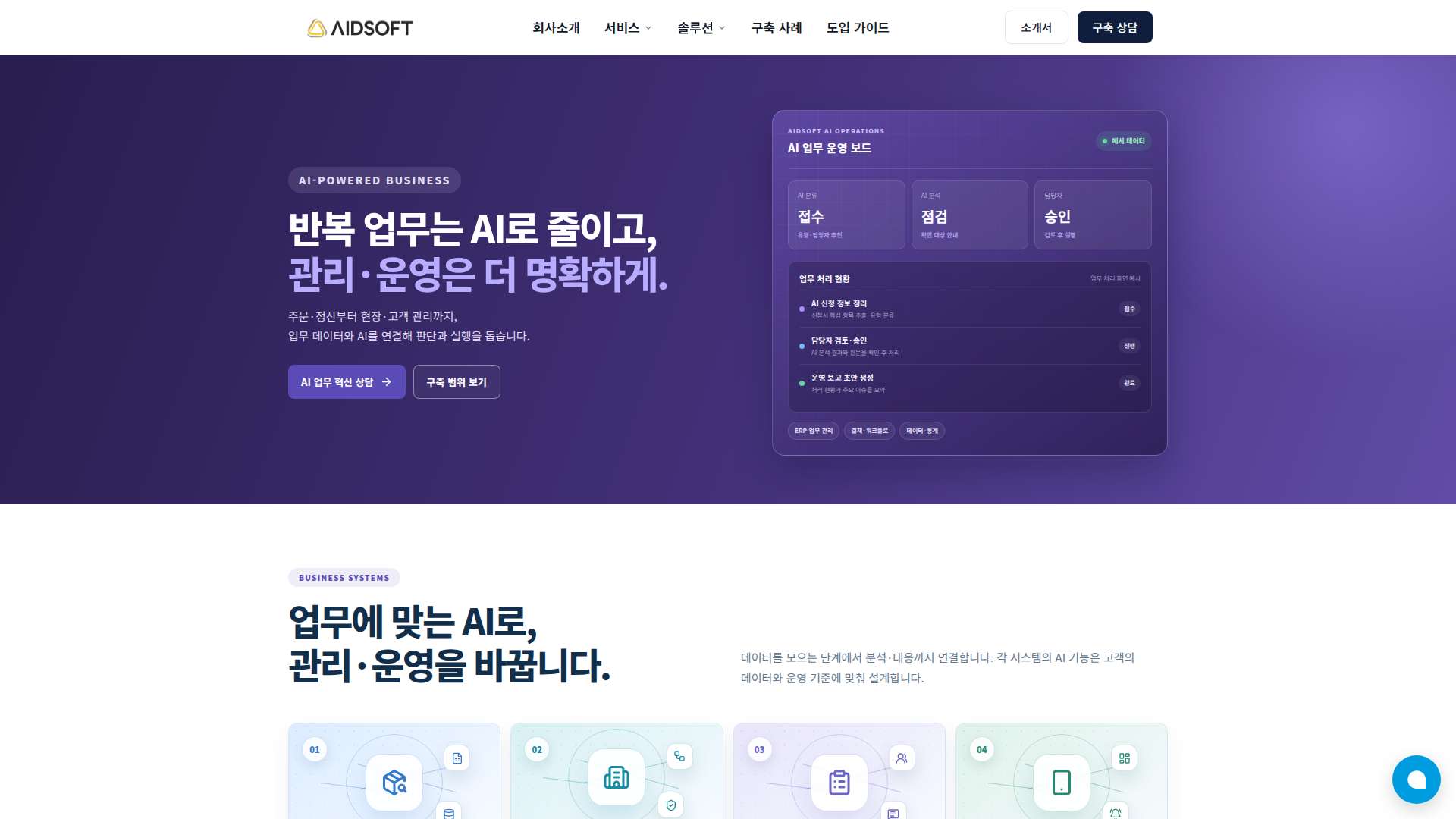 AIDSOFT AI Business Innovation Platform