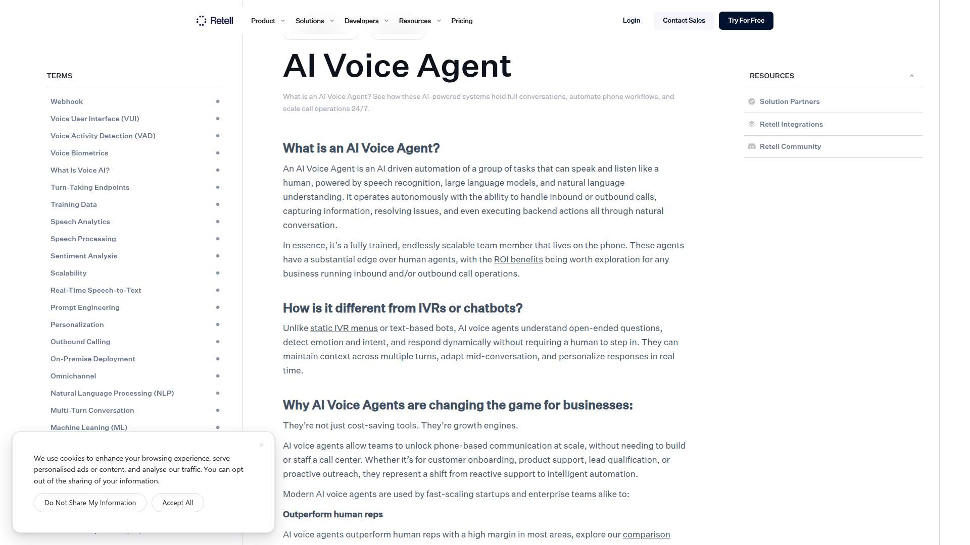 Retell AI Voice Agent