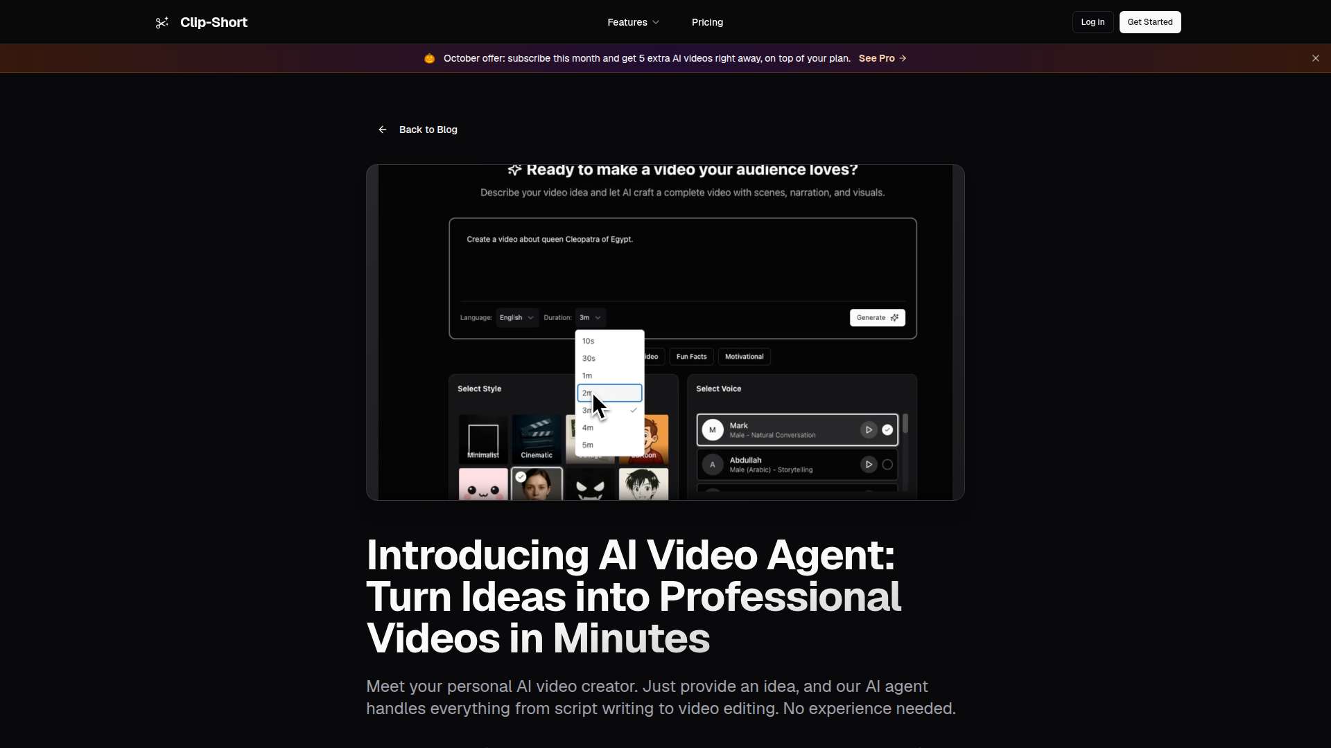 Clip-Short AI Video Agent