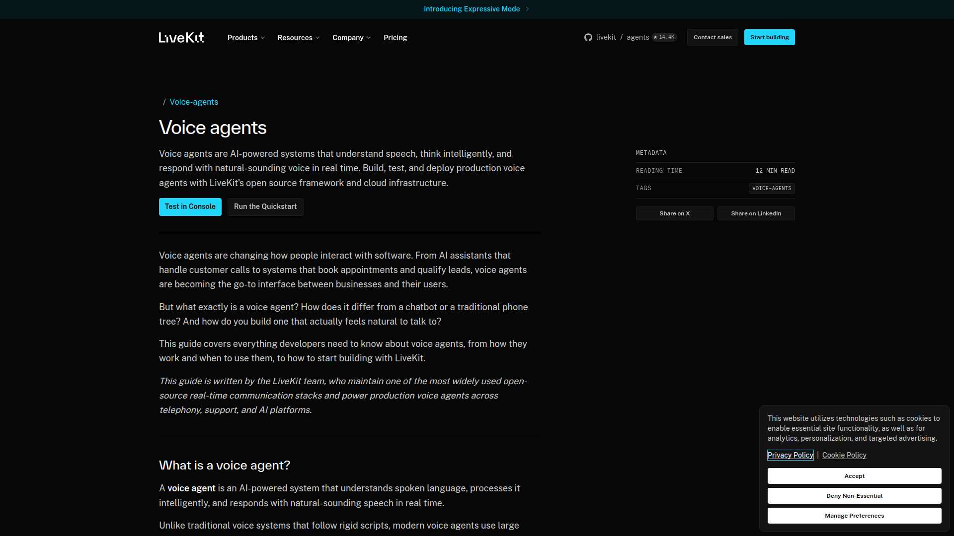 LiveKit Voice Agents