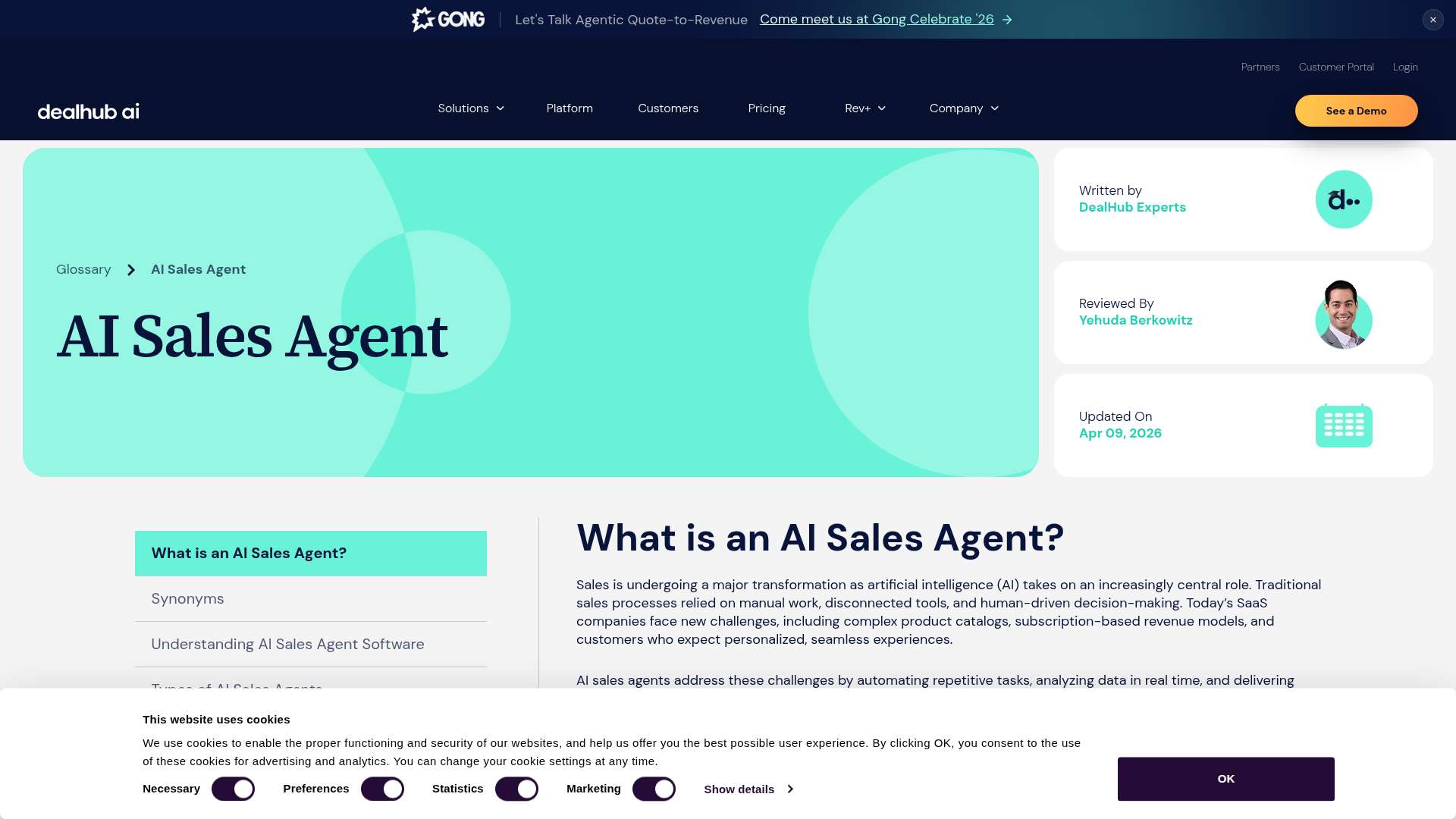 DealHub AI Sales Agent