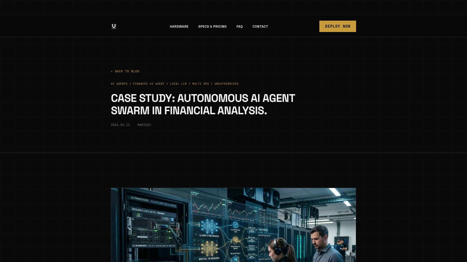 압도적 데이터 보안과 수익화를 완성하는 자율형 멀티 에이전트 인프라 UltraRender AI Agent Swarm