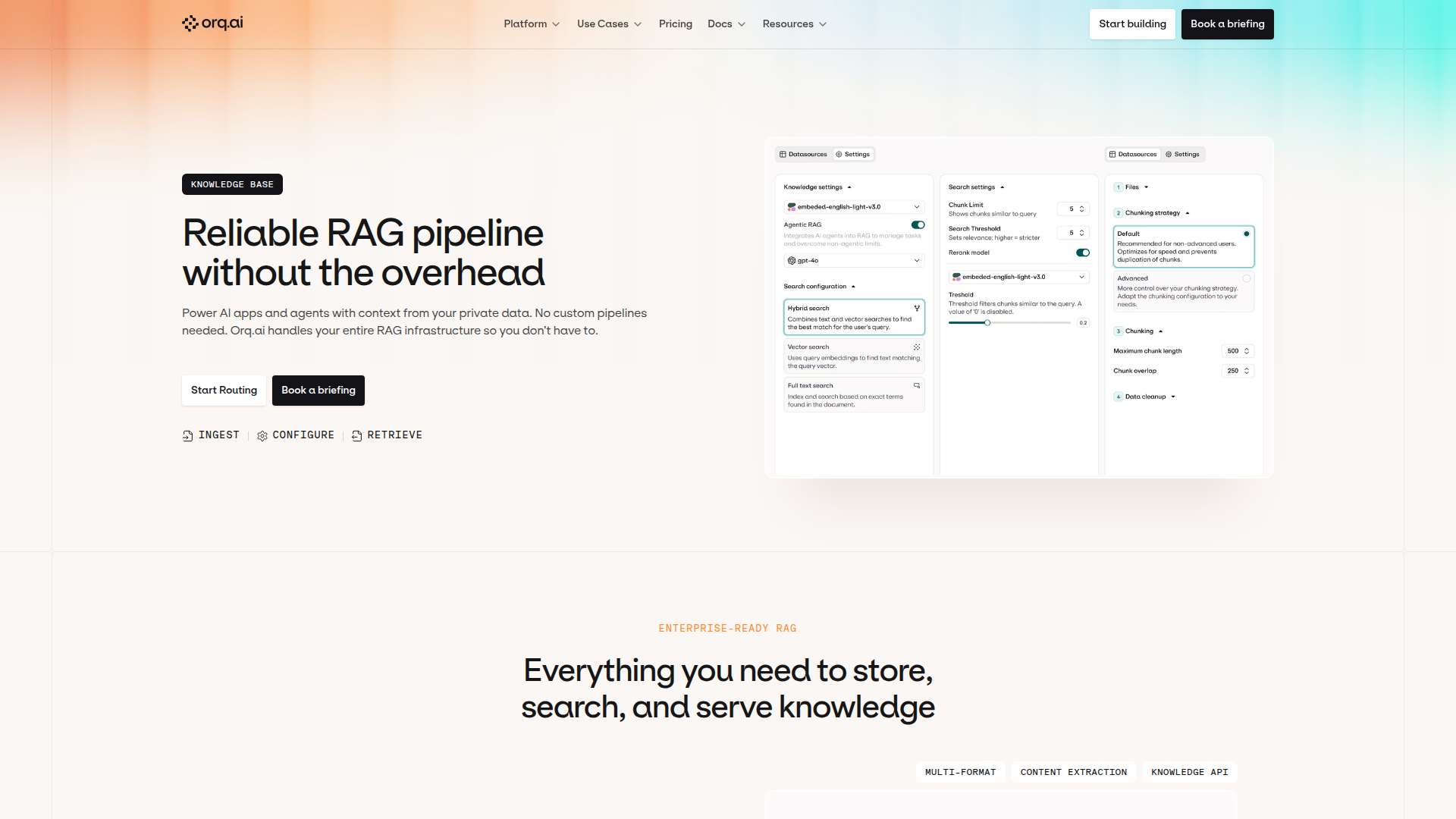 압도적인 RAG 파이프라인 자동화로 엔터프라이즈 AI의 혁신을 완성하는 Orq.ai Knowledge Base