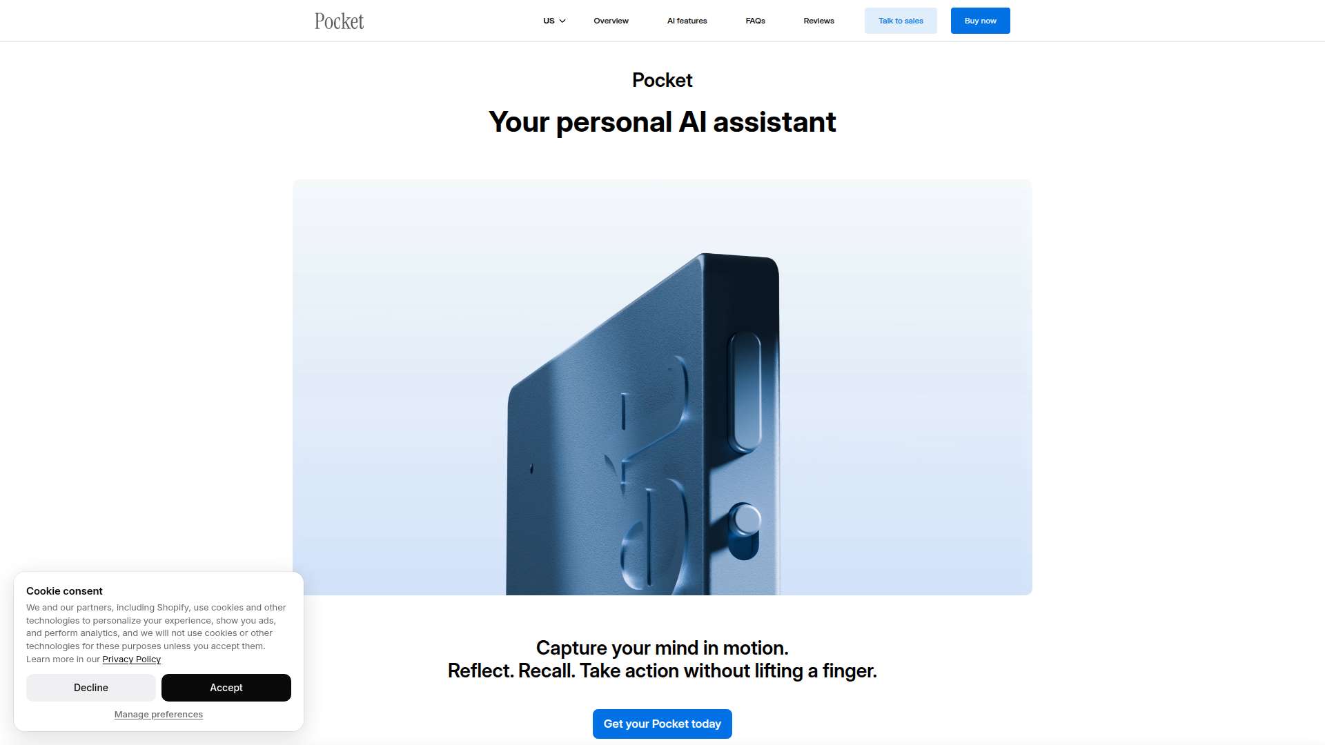 압도적 업무 자동화와 생산성 10배 혁신을 선사하는 차세대 웨어러블 AI 에이전트 포켓 (Pocket)