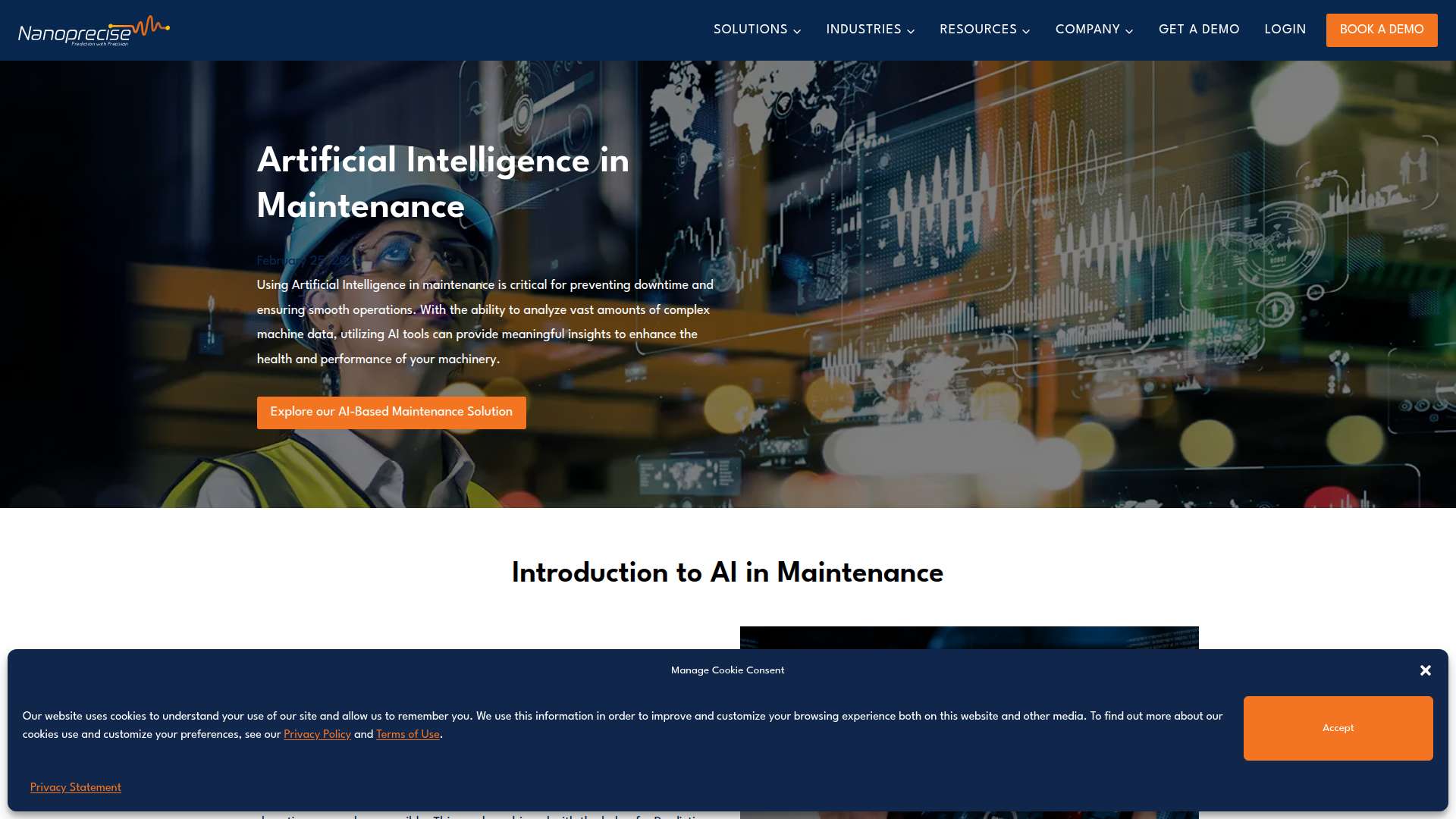 Nanoprecise AI Maintenance