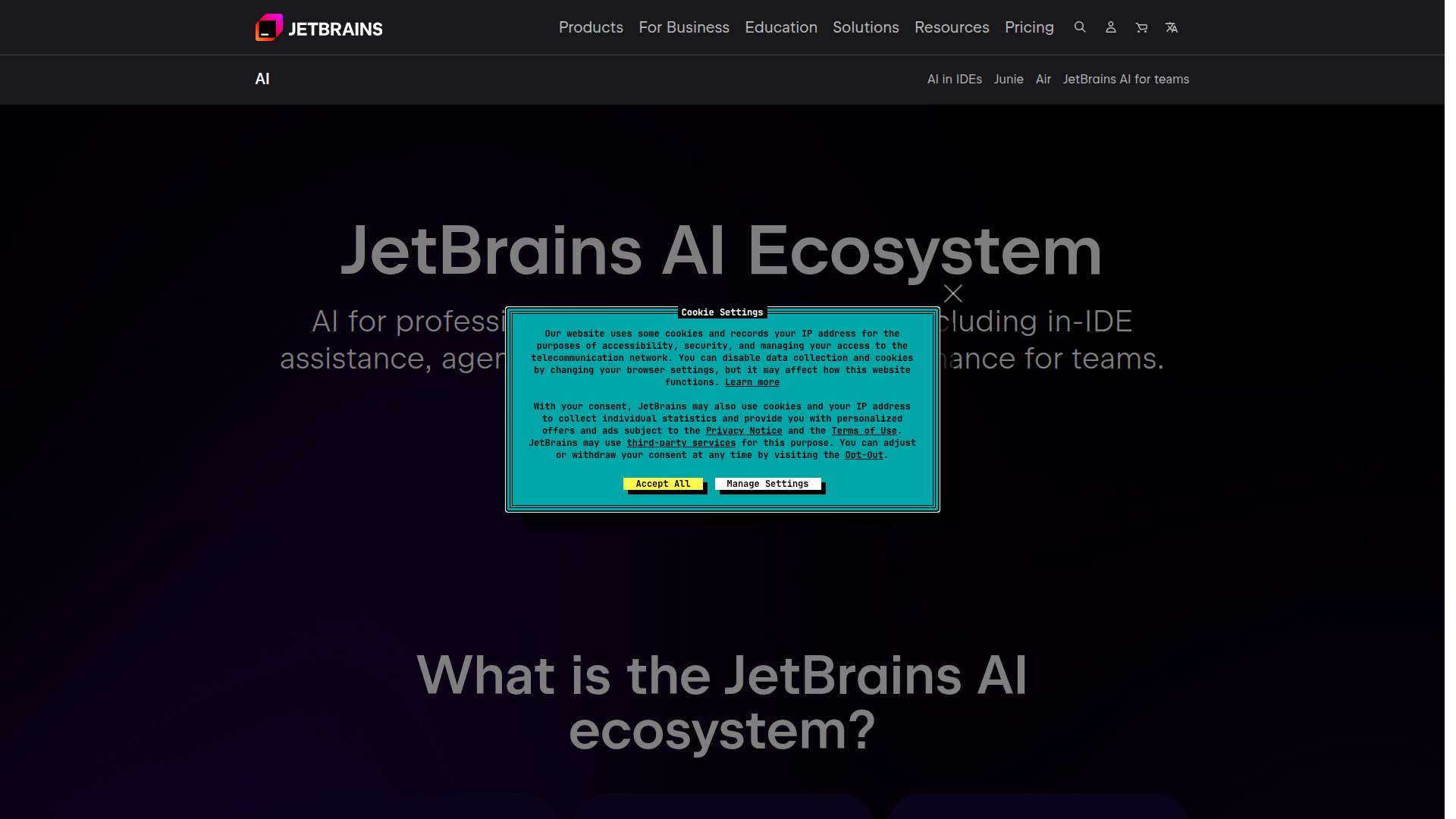 JetBrains AI 에코시스템