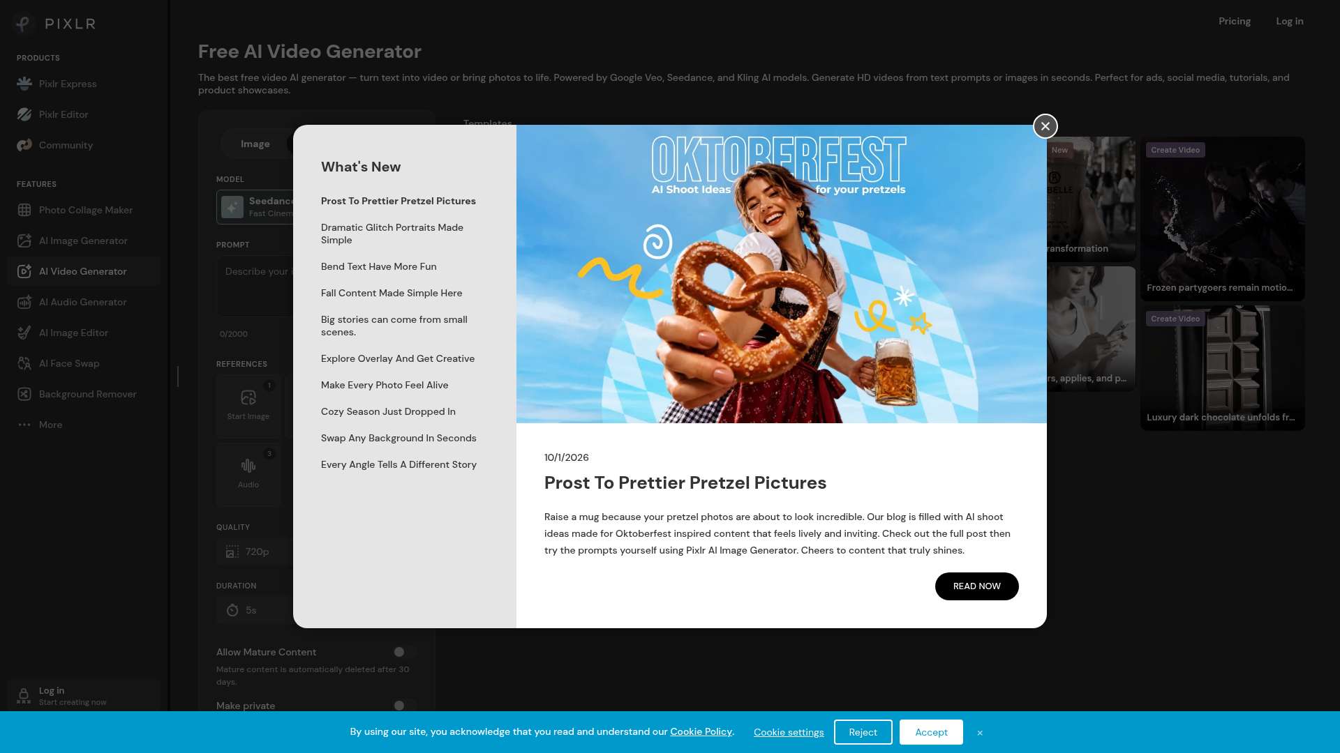 Pixlr AI Video Generator